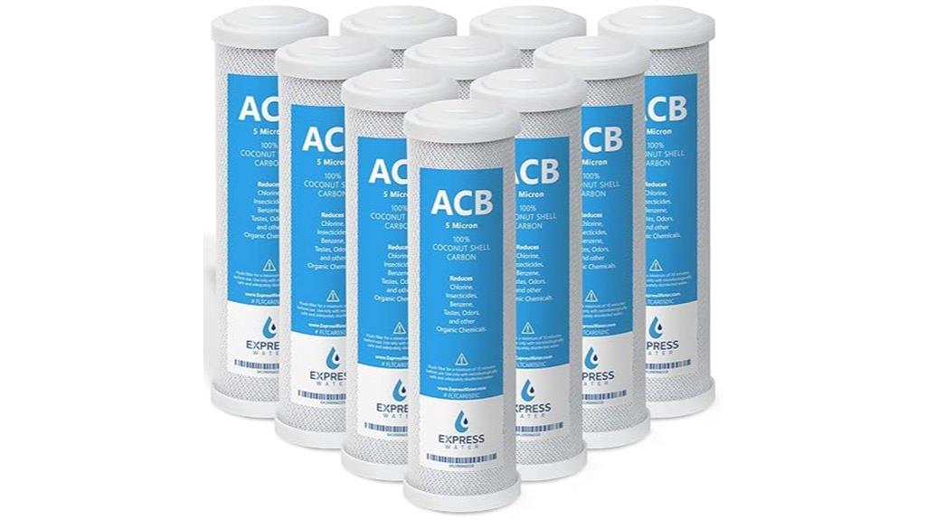 ten pack carbon filters