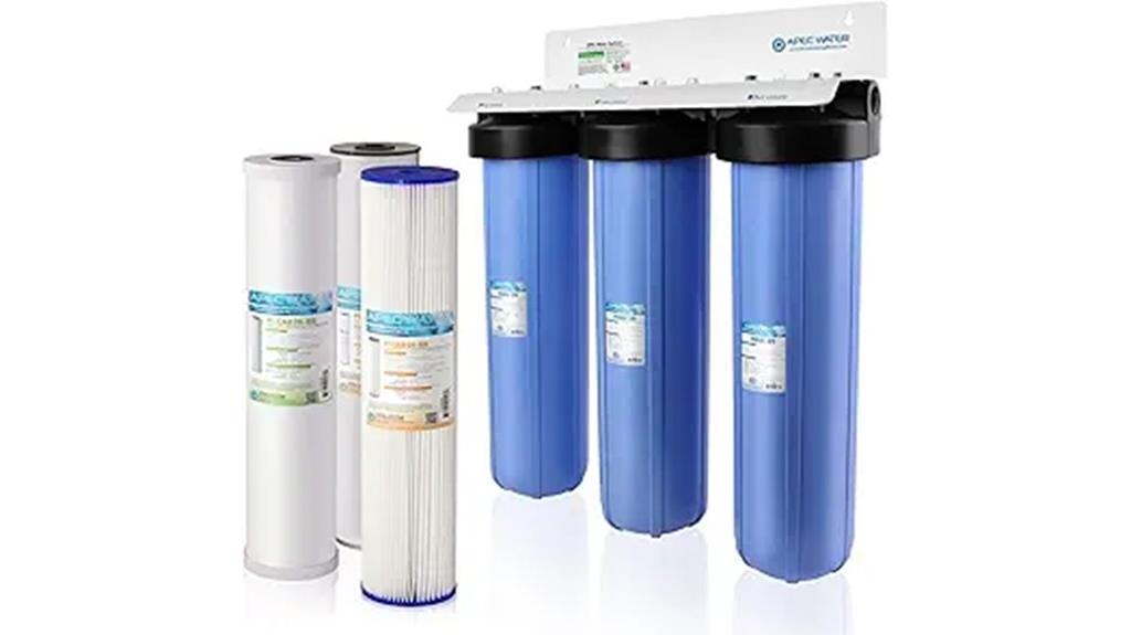 three stage water filtration