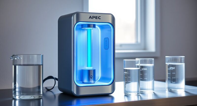 top apec uv water purifiers