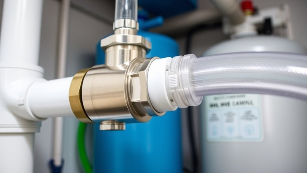 top drain saddles for water purification