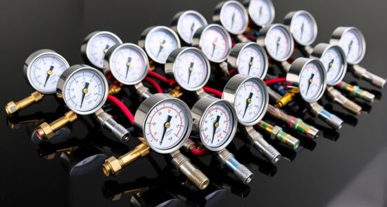 top high flow pressure gauge kits