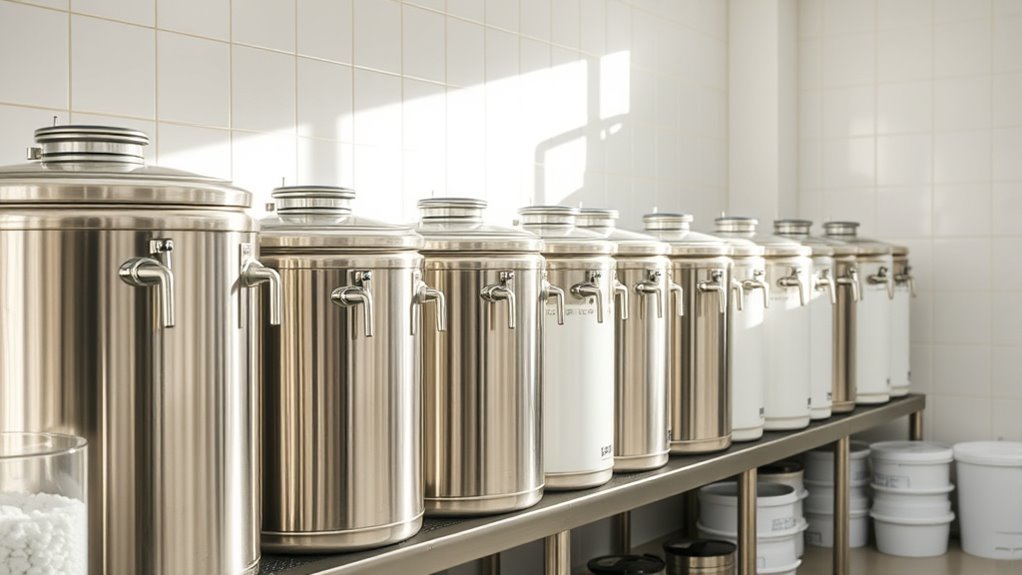 top water softening brine tanks