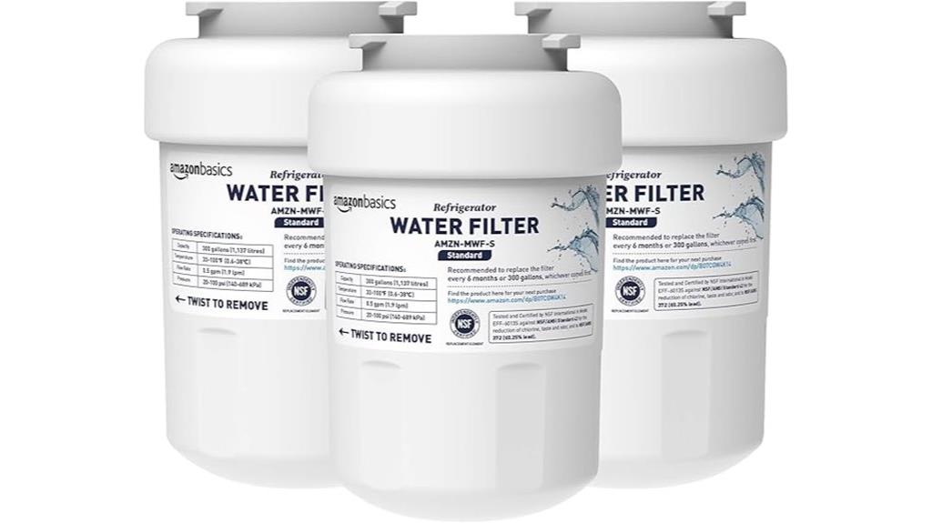 triple pack water filters