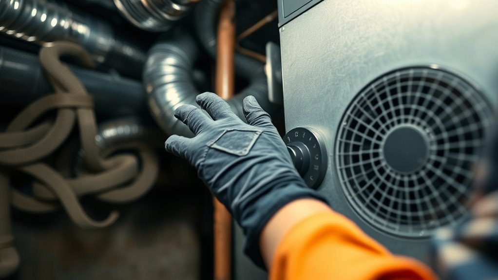 turn off hvac safely