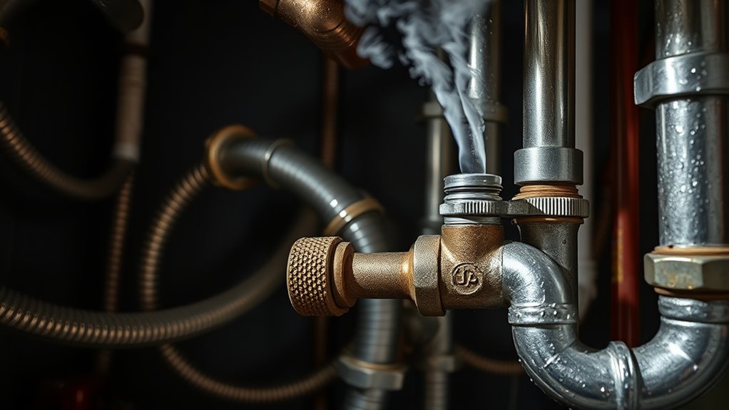 turn off water inspect pipes