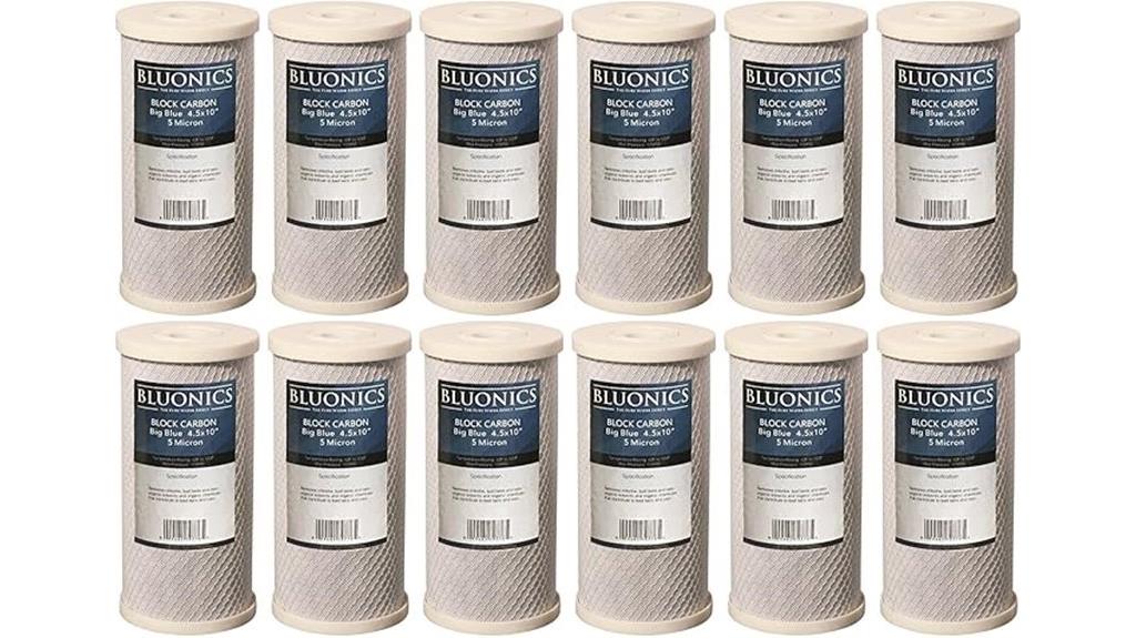 twelve bluonics filter cartridges