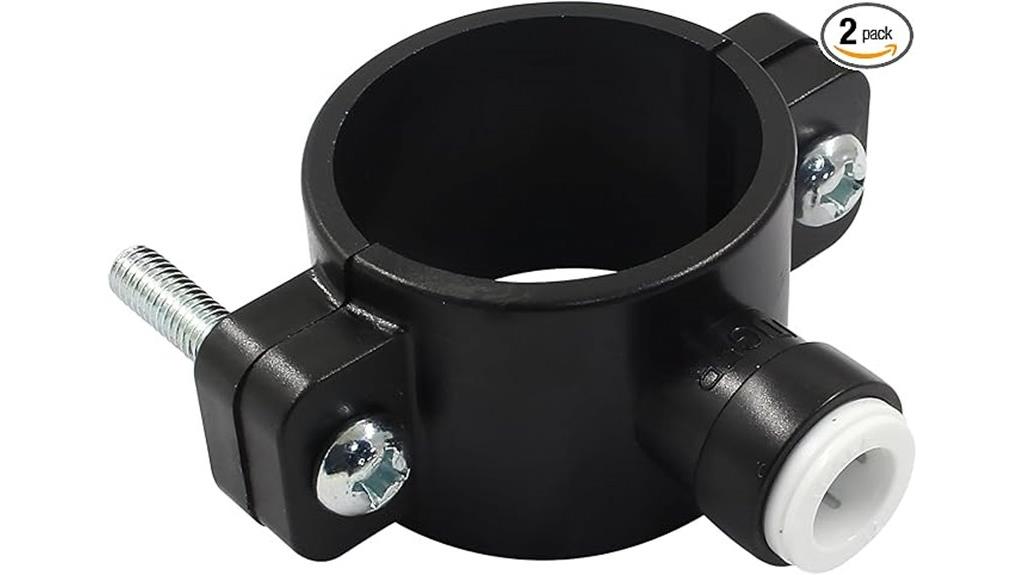 two pack drain saddle valves