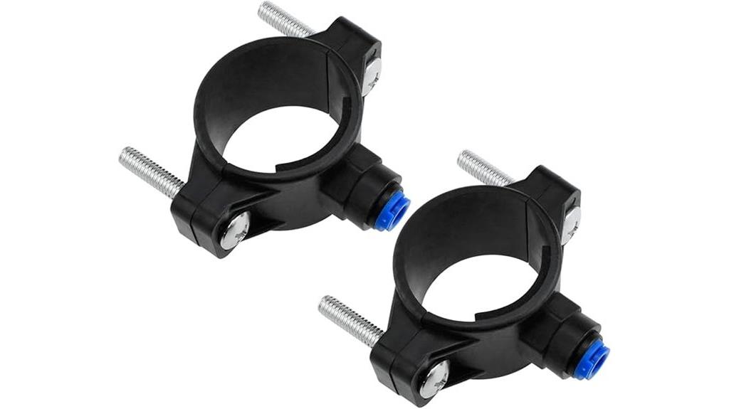 two pack drain saddle valves
