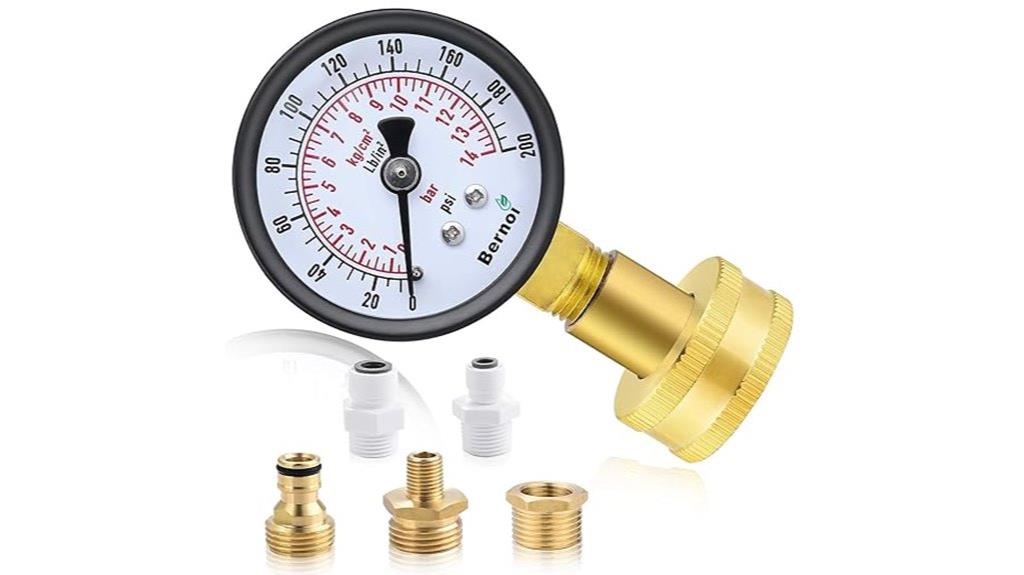 universal water pressure tester