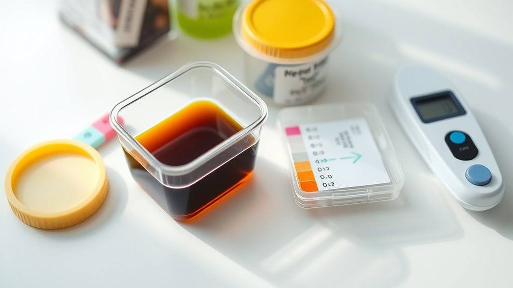 urine and stool testing purposes