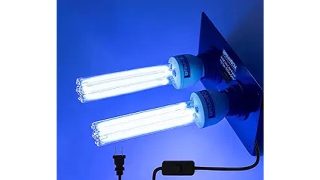 uv c hvac filter light