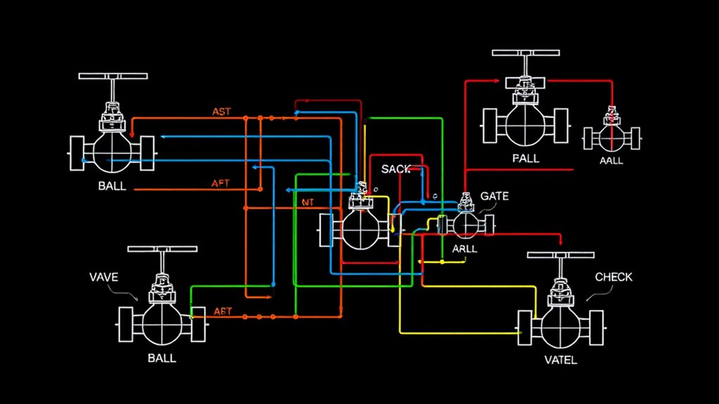 valve placement optimizes flow
