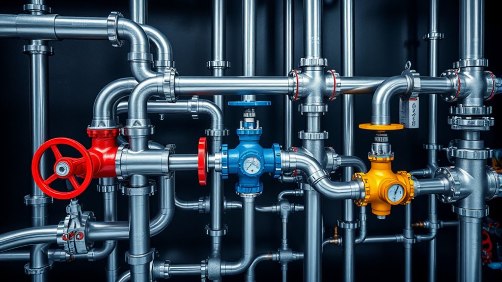 valving layout ensures safety