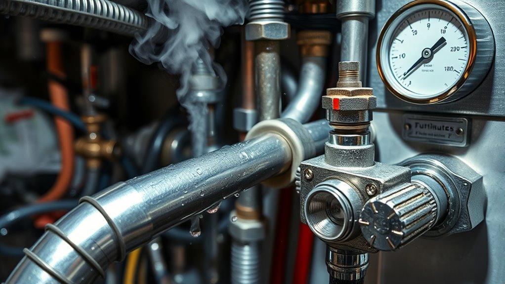 verify and adjust water pressure