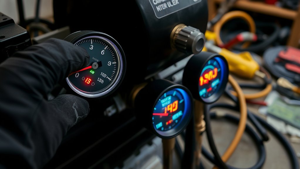 verify pressure and flow