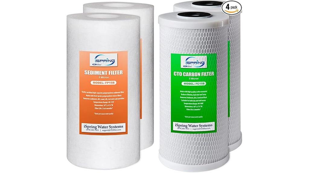 water filtration cartridge pack