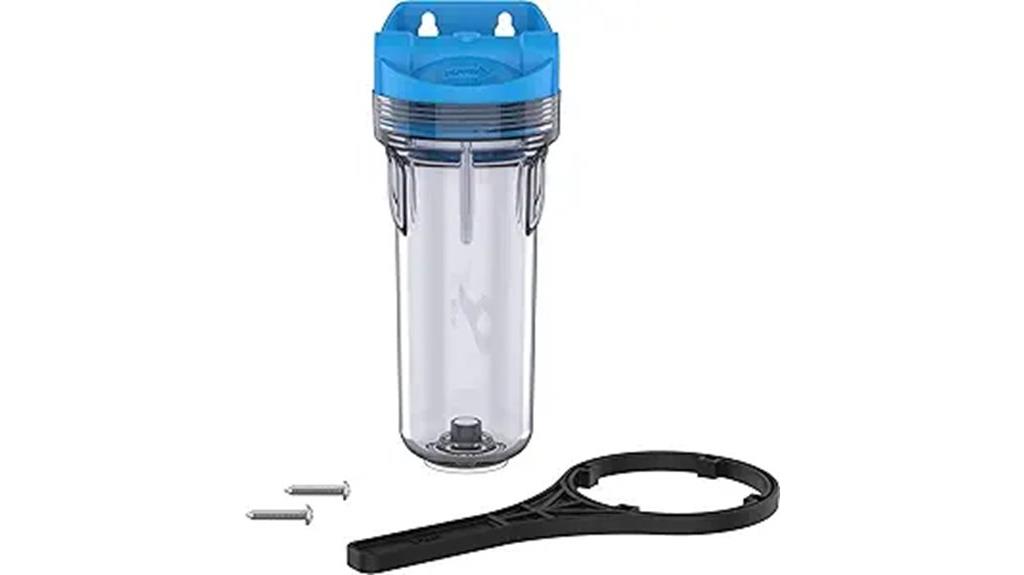 water filtration system housing