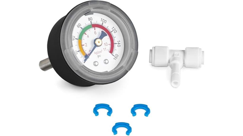 water pressure gauge for filters