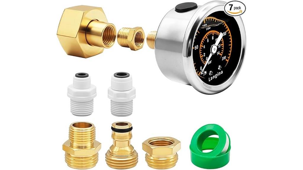 water pressure gauge kit