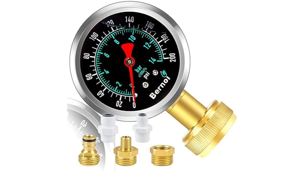 water pressure gauge kit