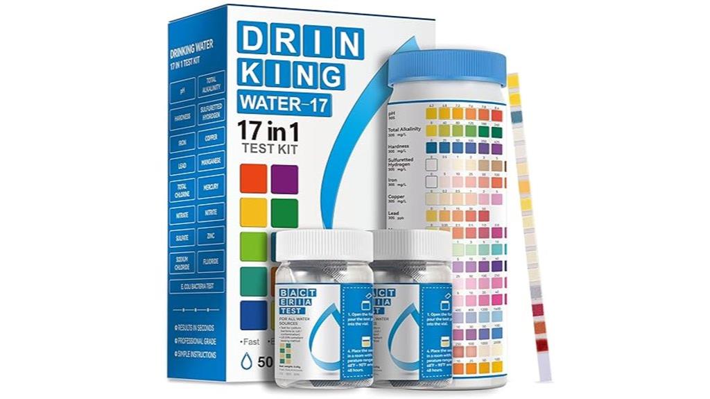 water testing strips kit