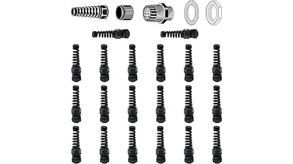 waterproof pg7 cable glands