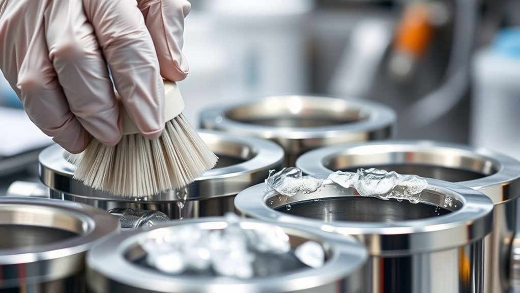 clean filter housings regularly