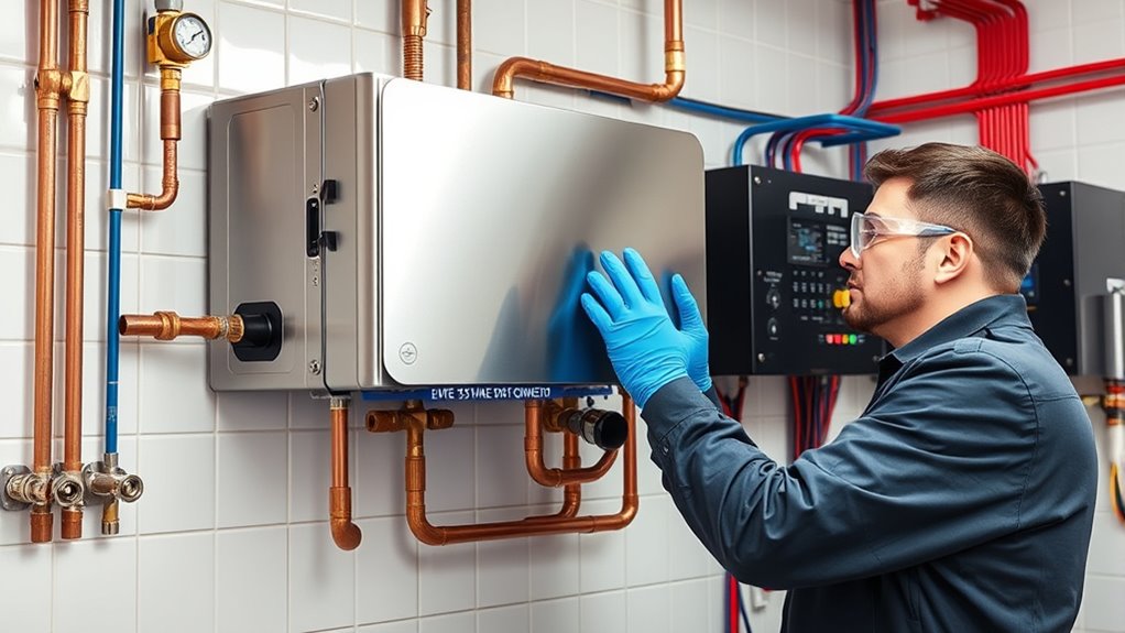 electrical plumbing installation requirements
