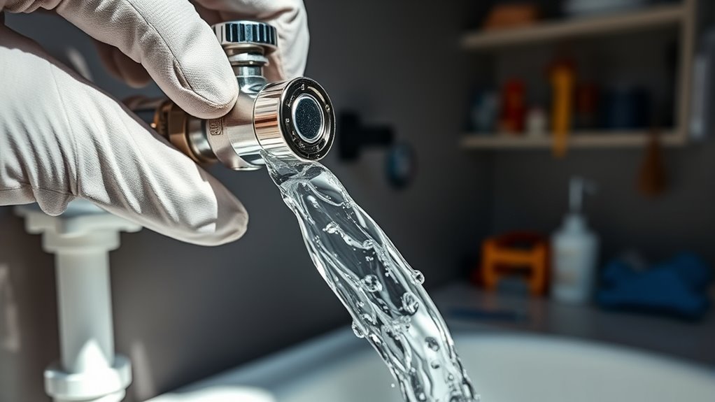 flush system after installation