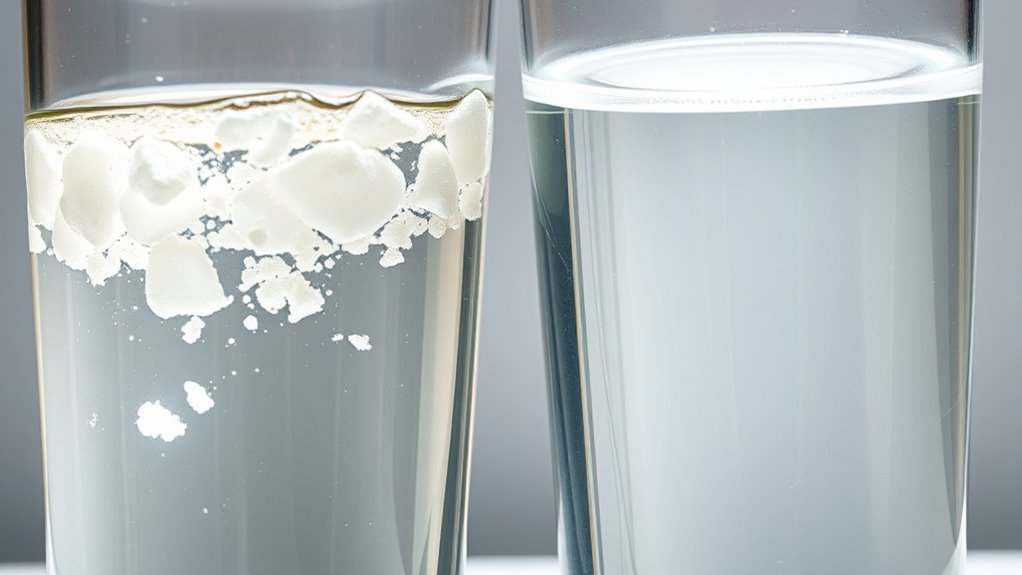 hard water causes mineral buildup