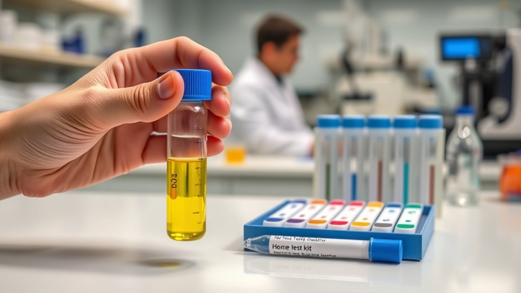 home test kits versus professional testing