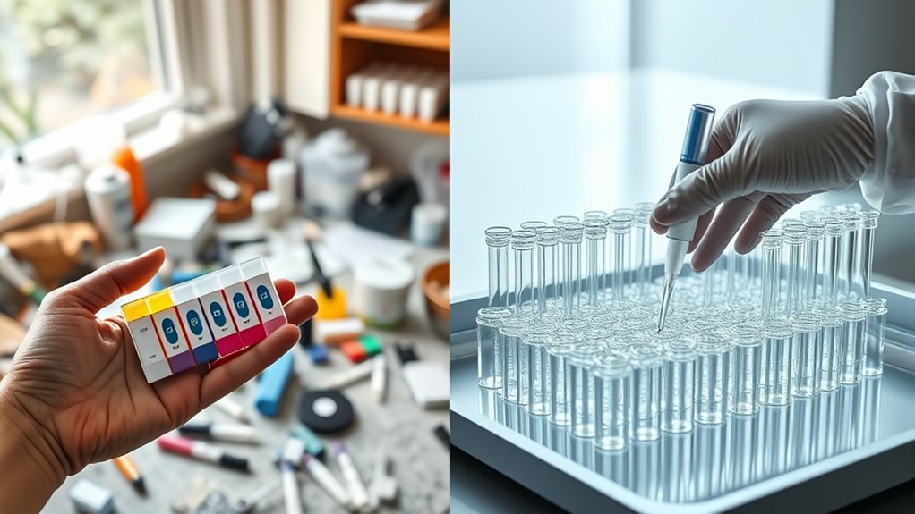 home testing versus lab