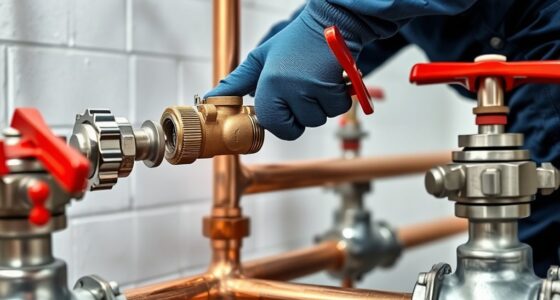 installing bypass and shut off valves