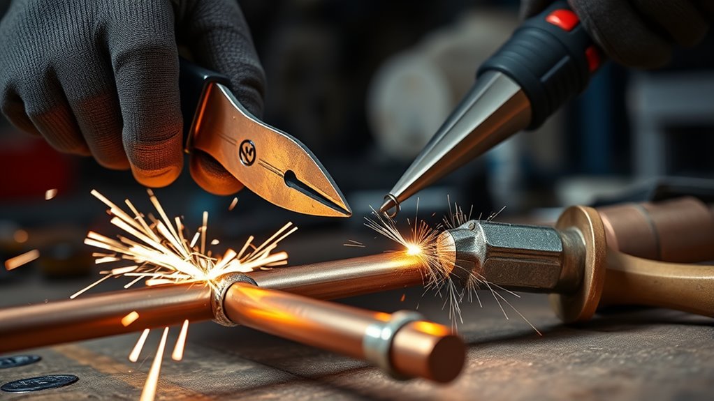 pipe cutting soldering safety