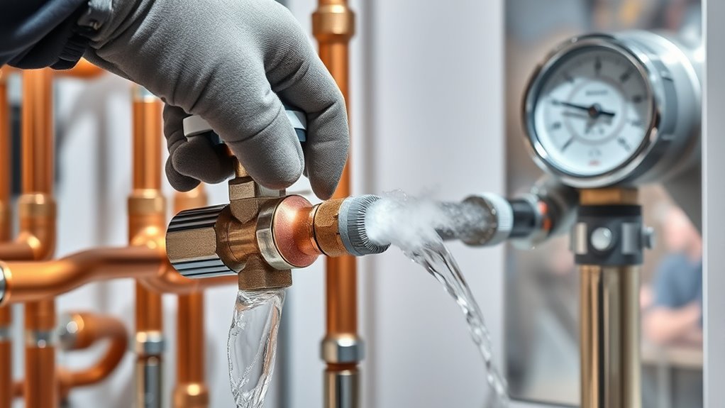 post installation flushing procedure