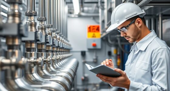 post installation line sanitization