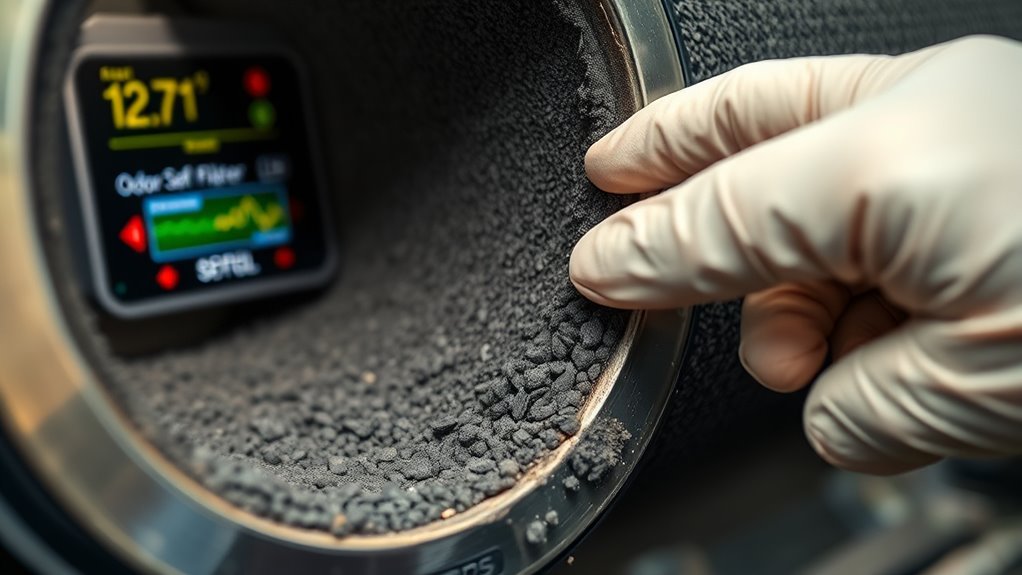 regular filter maintenance prevents odors