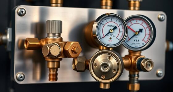 regulator and gauge placement