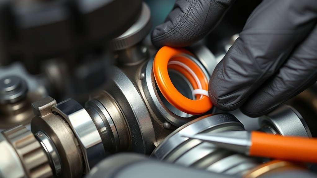 replacing and lubricating seals