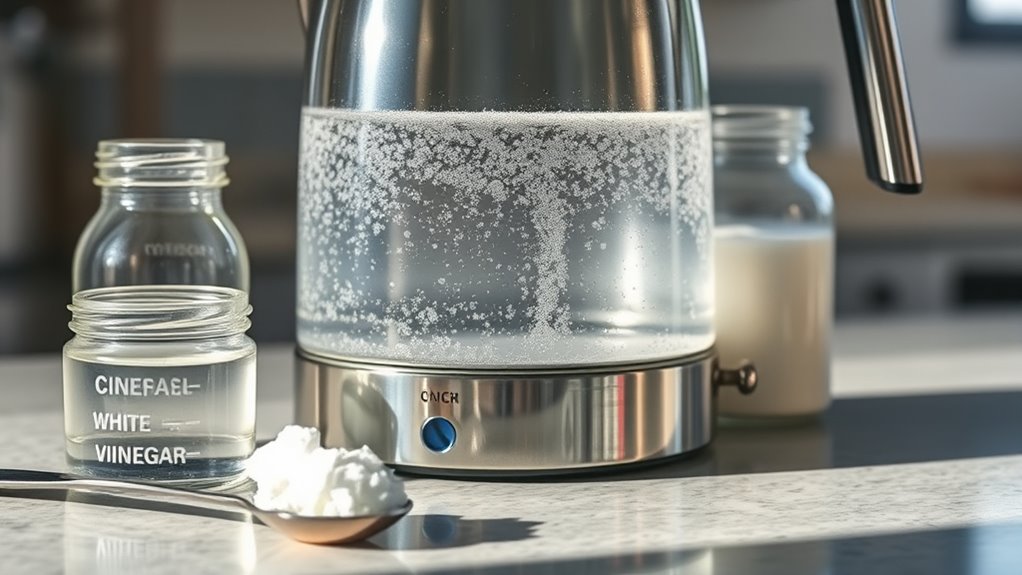 safe descaling with citric vinegar