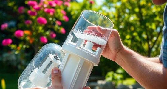 seasonal water filter check