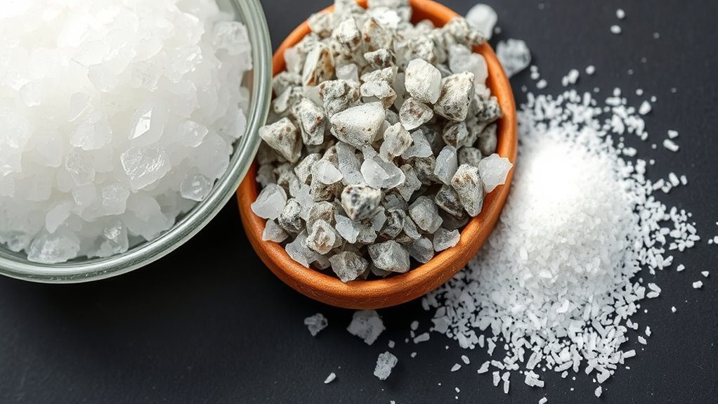 selecting suitable salt types