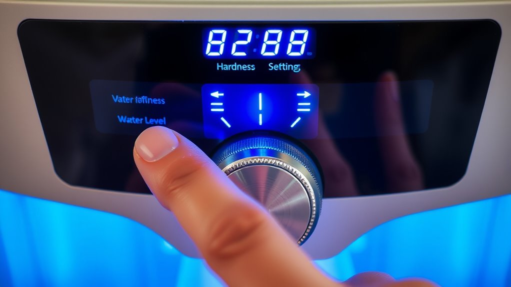 set water hardness correctly