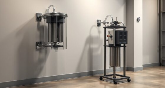 wall or floor mounting