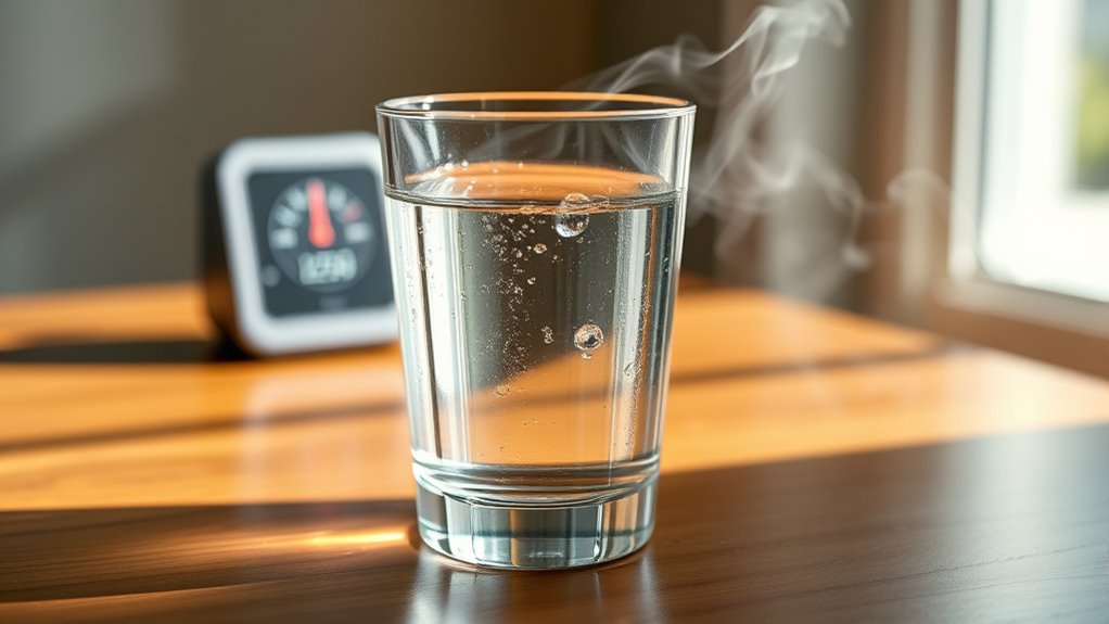 water temperature influences taste