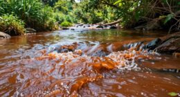 check for brown water