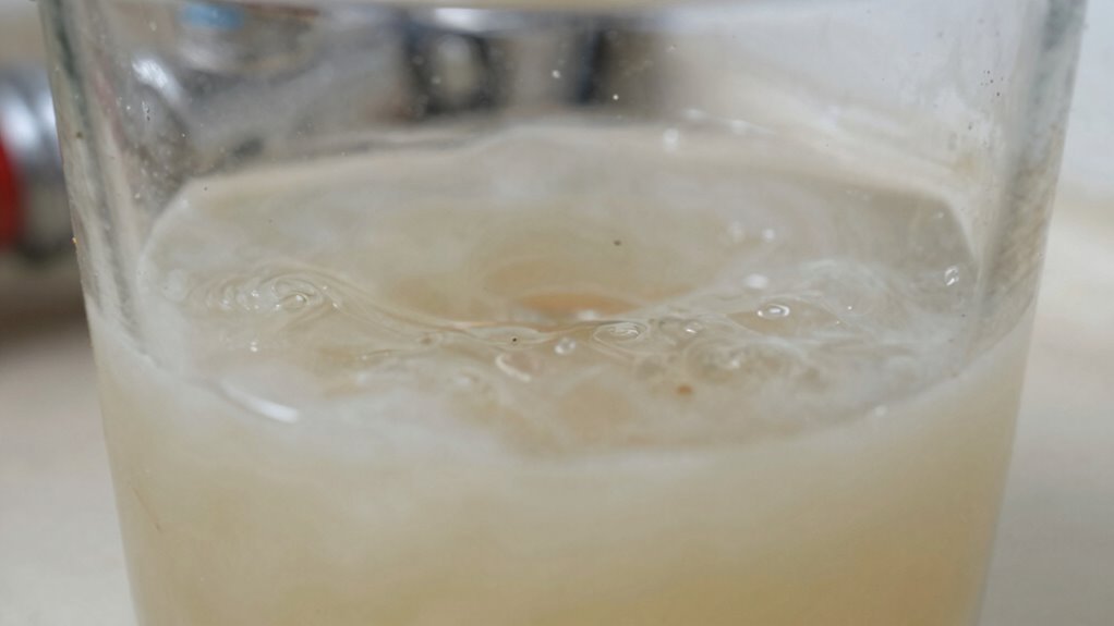 cloudy water after plumbing