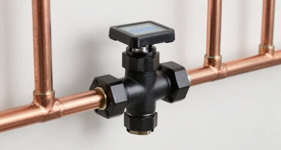 main line valve installation