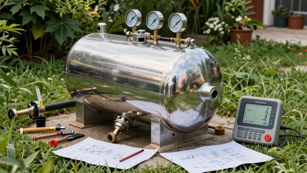 optimal tank size and material