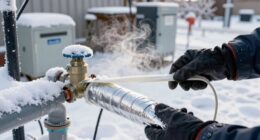 prepare plumbing for cold